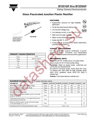 BY253GP-E3/4 datasheet  